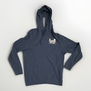 Faherty Men's Sunwashed Slub Graphic Hoodie - Dusk, Large, Freshwater Surf Club